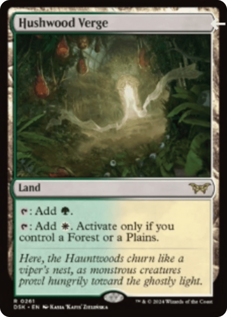 Hushwood Verge [Duskmourn: House of Horror] Foil