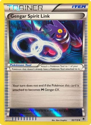 Gengar Spirit Link (Alternate Holo) (Gamestop Exclusive) 095/119 - Miscellaneous Cards & Products Holofoil