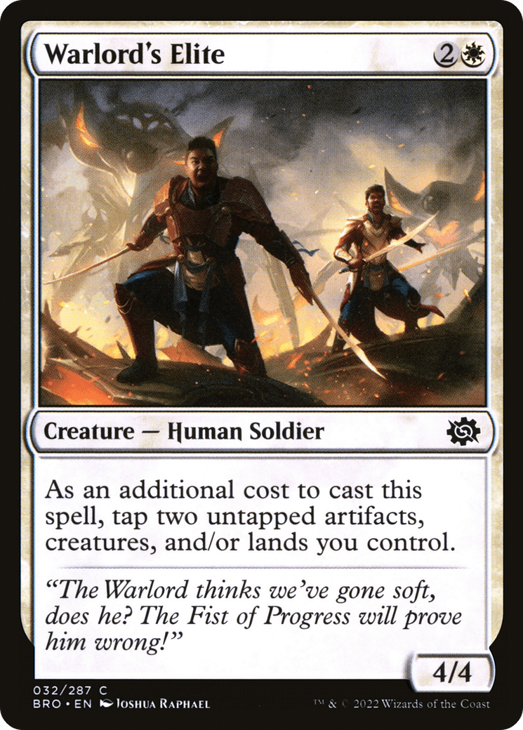 Warlord's Elite [The Brothers' War] Foil