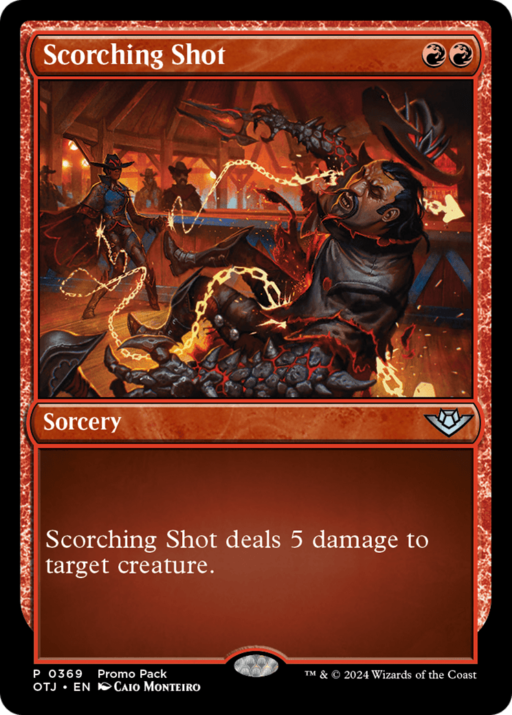 Scorching Shot (Promo Pack) [Outlaws of Thunder Junction Promos]