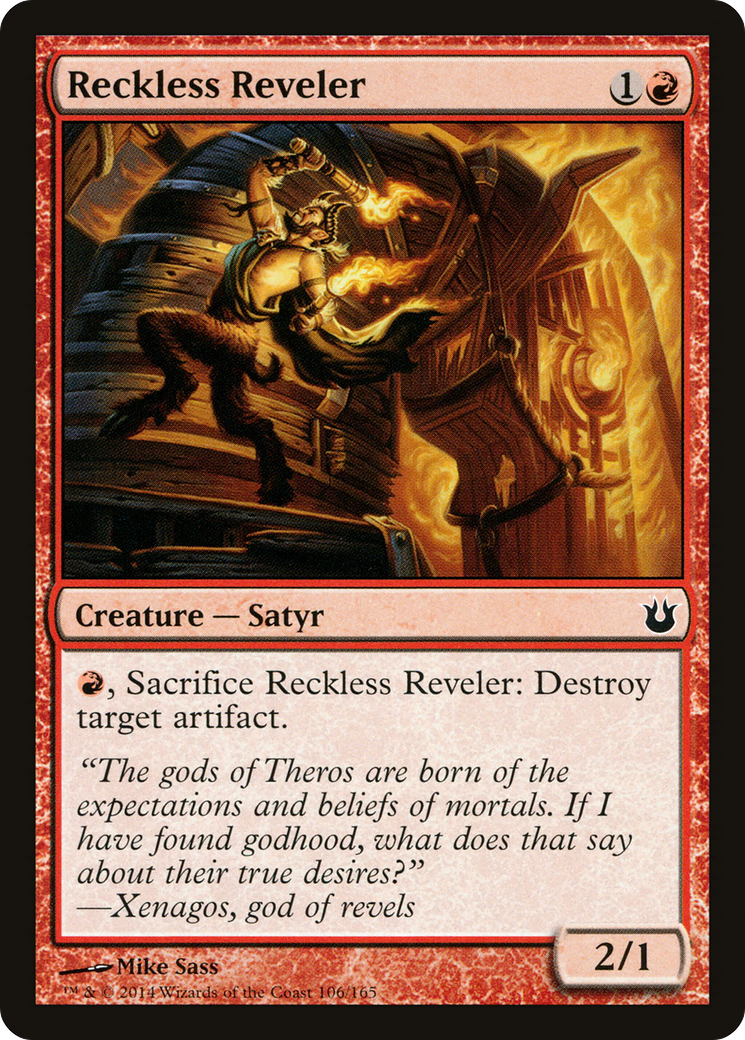 Reckless Reveler [Born of the Gods] Foil
