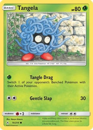 Tangela 16/214 - SM  Unbroken Bonds Reverse Holofoil