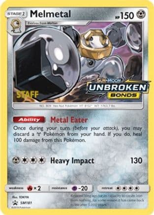 Melmetal SM181 (Prerelease) [Staff] SM181- SM Promos Holofoil