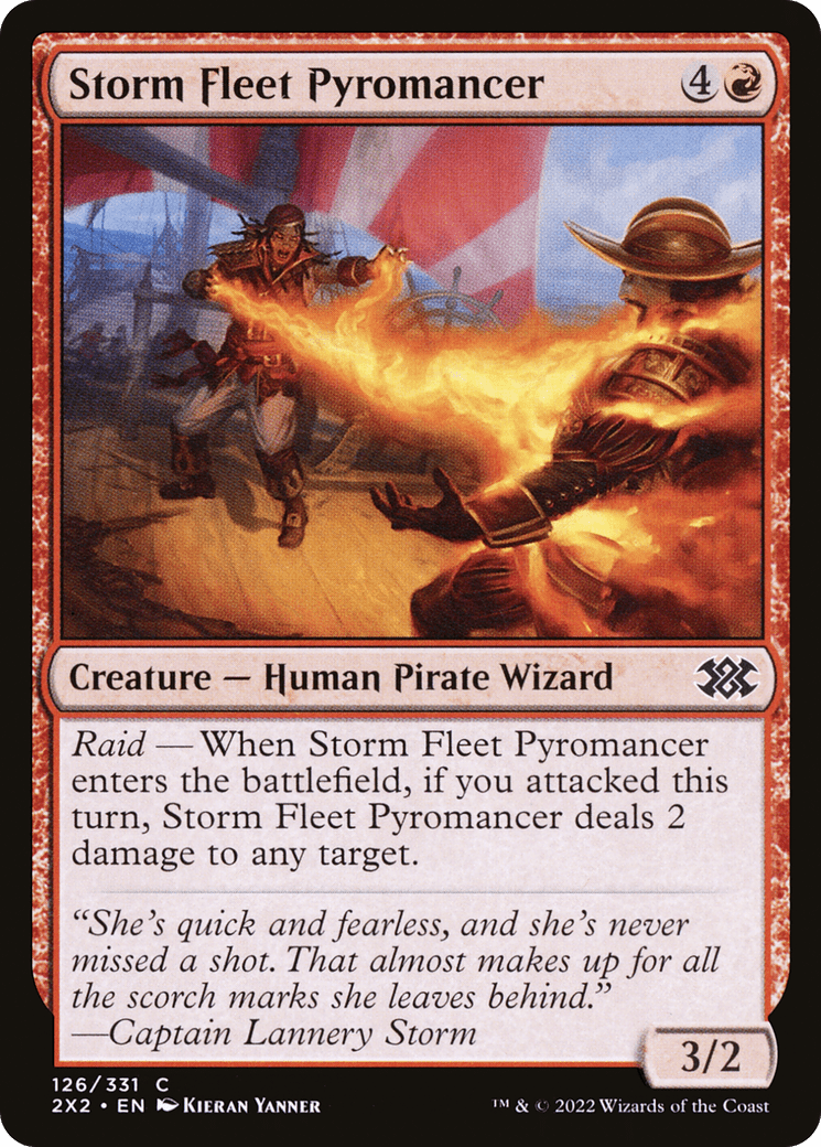 Storm Fleet Pyromancer [Double Masters 2022] Foil