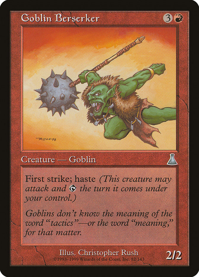 Goblin Berserker 82/143 (Urza's Destiny) 