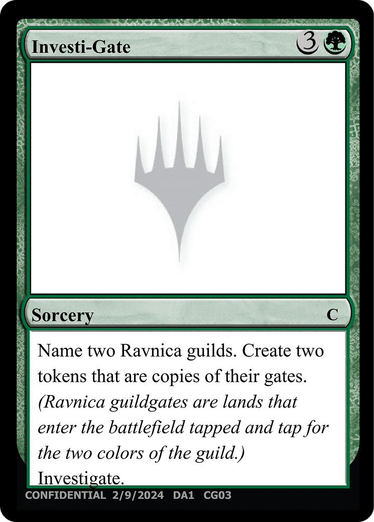 Investi-Gate (DA1-CG03C) - Unknown Event