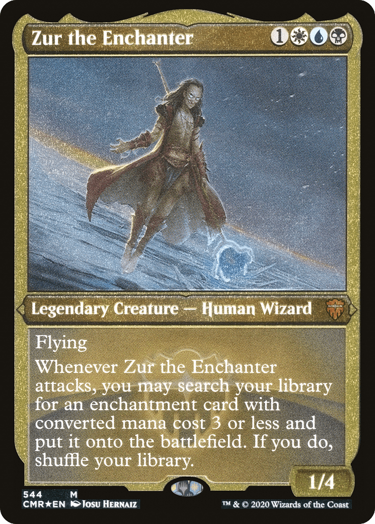 Zur the Enchanter (544) [Commander Legends]  Foil