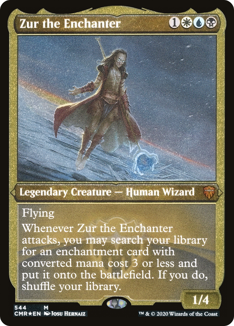 Zur the Enchanter (544) [Commander Legends]  Foil