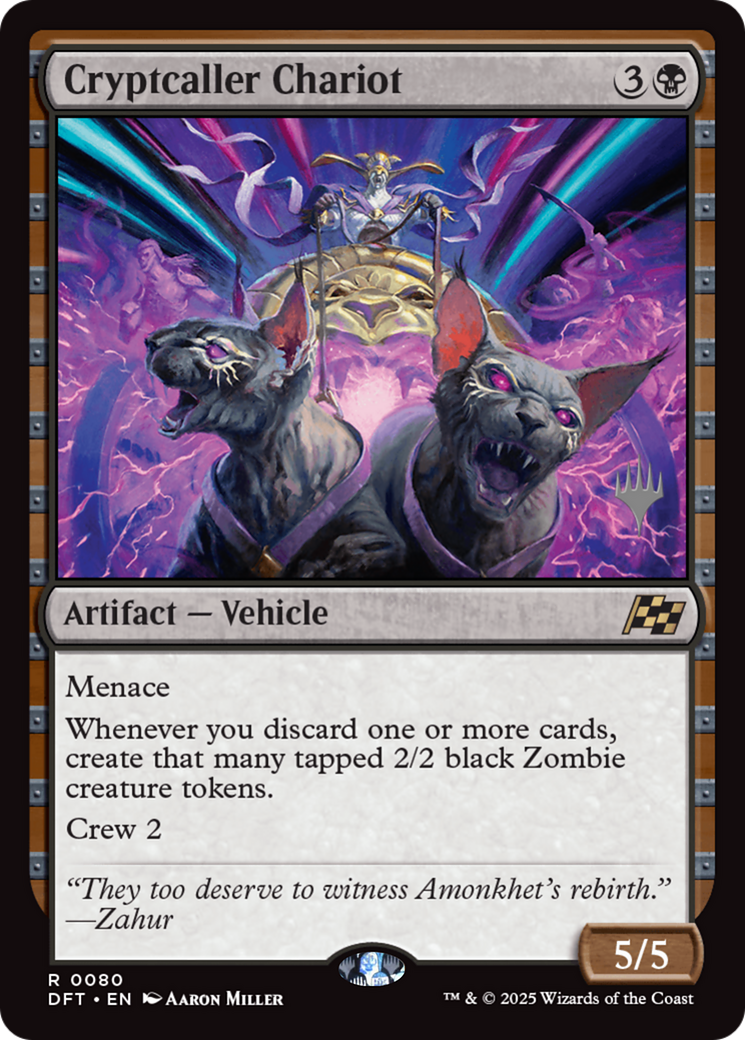 Cryptcaller Chariot (080) [Promo Pack: Aetherdrift]  Foil