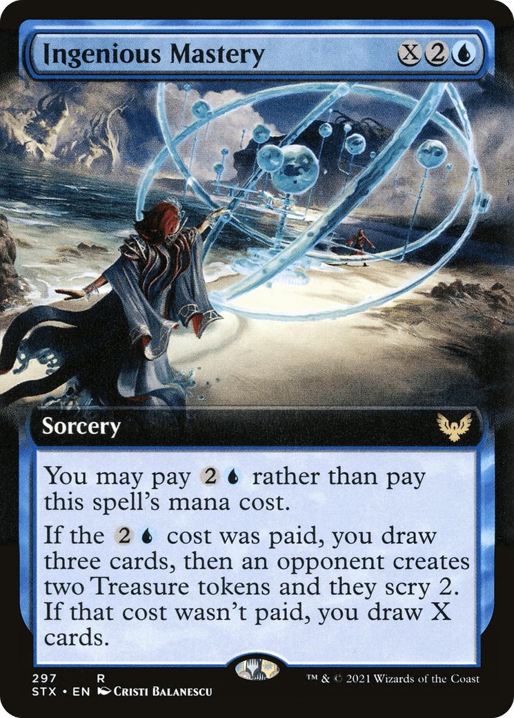 Ingenious Mastery (Extended Art) [Strixhaven: School of Mages] Foil