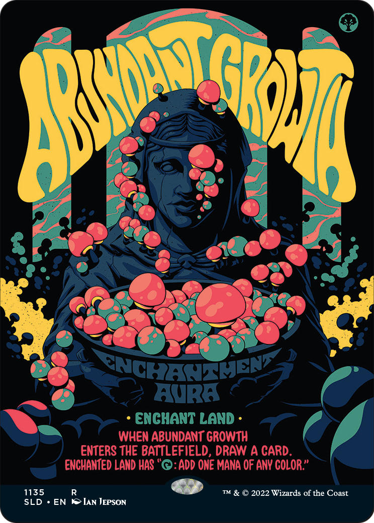 Abundant Growth (Borderless) [Secret Lair Drop Series] Foil