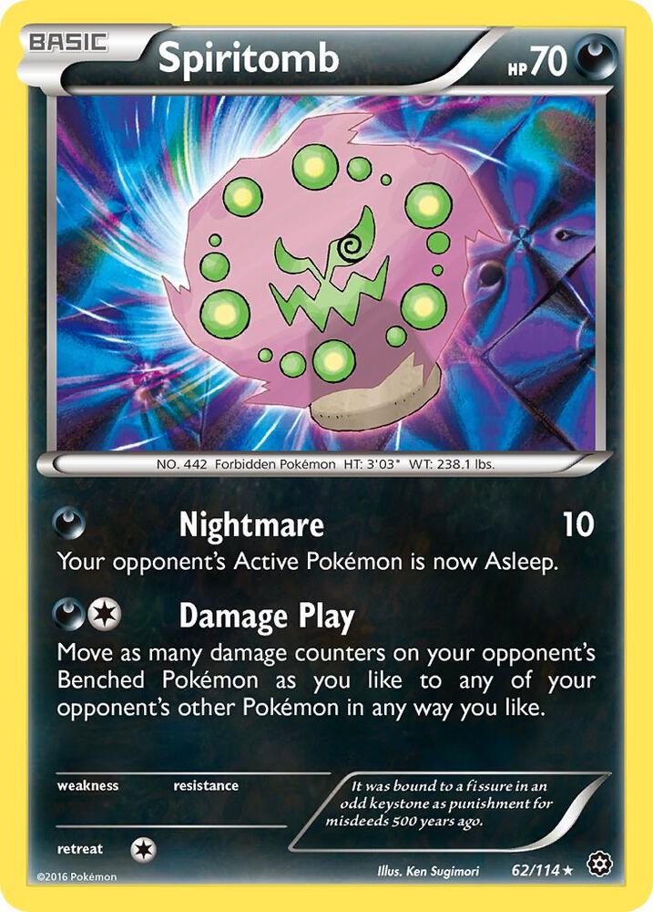 Spiritomb 62/114 (XY - Steam Siege) 