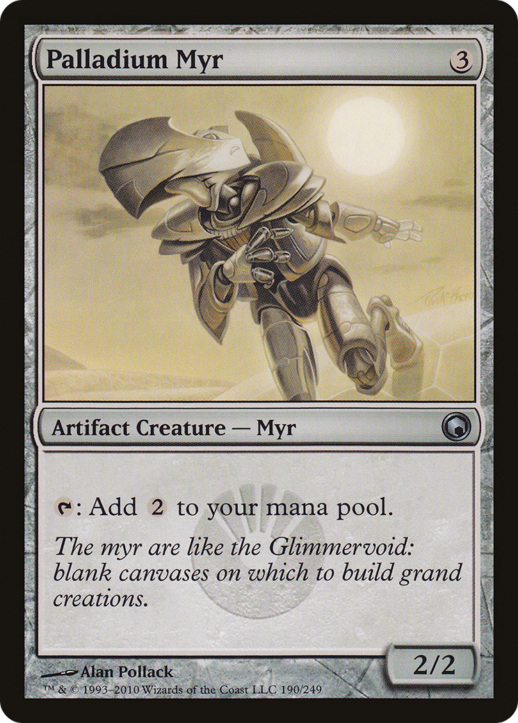 Palladium Myr [Scars of Mirrodin] Foil