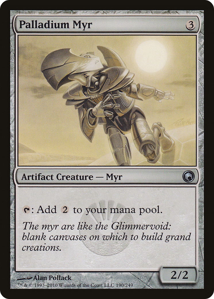 Palladium Myr [Scars of Mirrodin] Foil