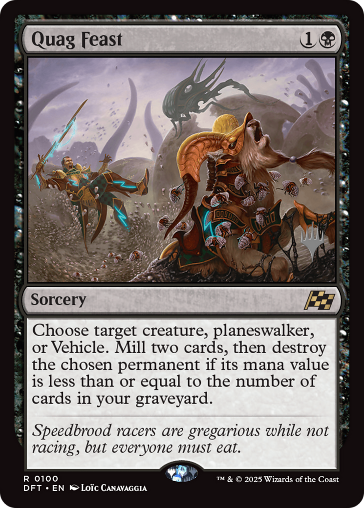 Quag Feast (100) [Promo Pack: Aetherdrift]  Foil