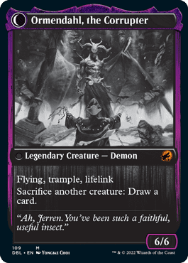 Jerren, Corrupted Bishop // Ormendahl, the Corrupted [Innistrad: Double Feature] Foil