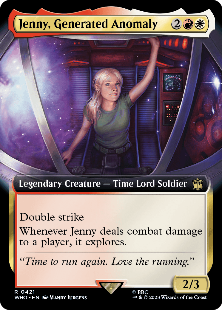Jenny, Generated Anomaly (Extended Art) [Doctor Who] Foil