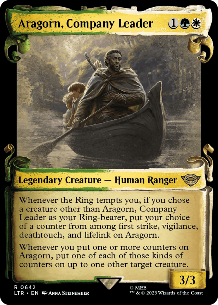 Aragorn, Company Leader [The Lord of the Rings: Tales of Middle-Earth Showcase Scrolls] Foil