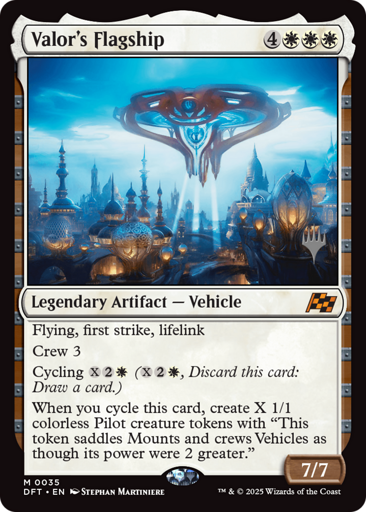 Valor's Flagship (035) [Promo Pack: Aetherdrift]  Foil