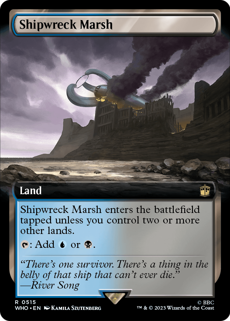 Shipwreck Marsh (Extended Art) [Doctor Who] Foil