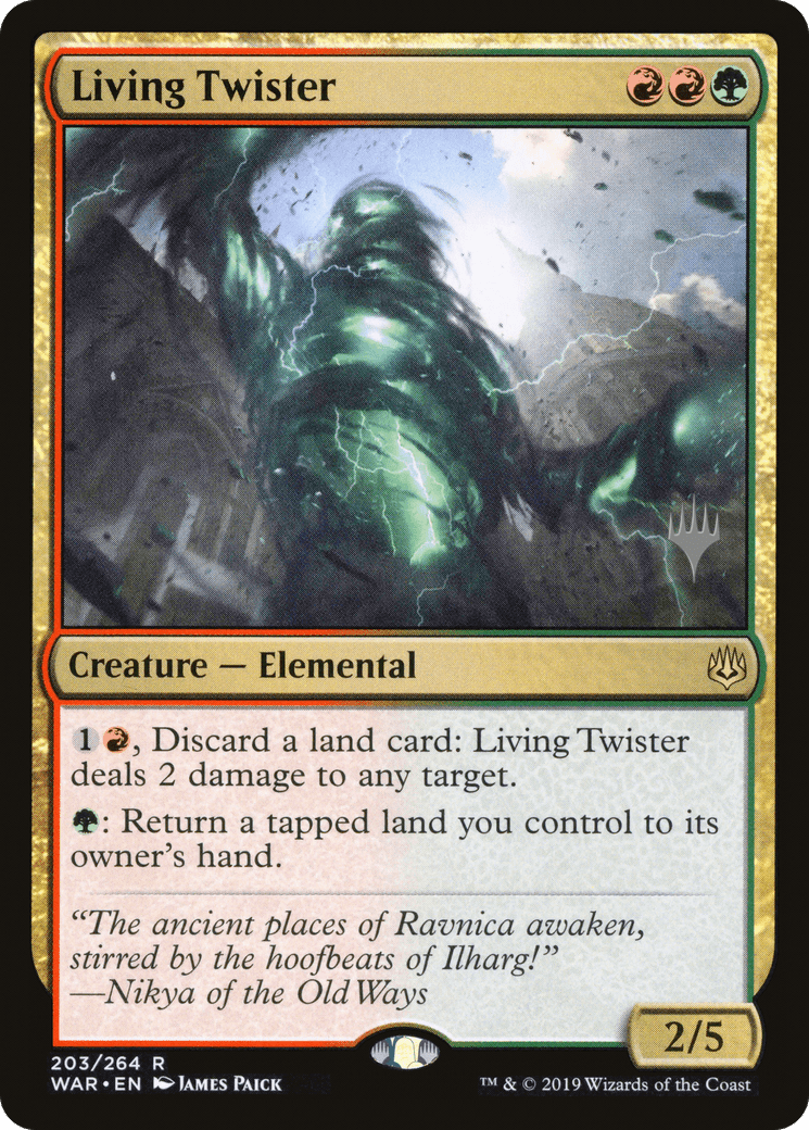 Living Twister (Promo Pack) [War of the Spark Promos] Foil