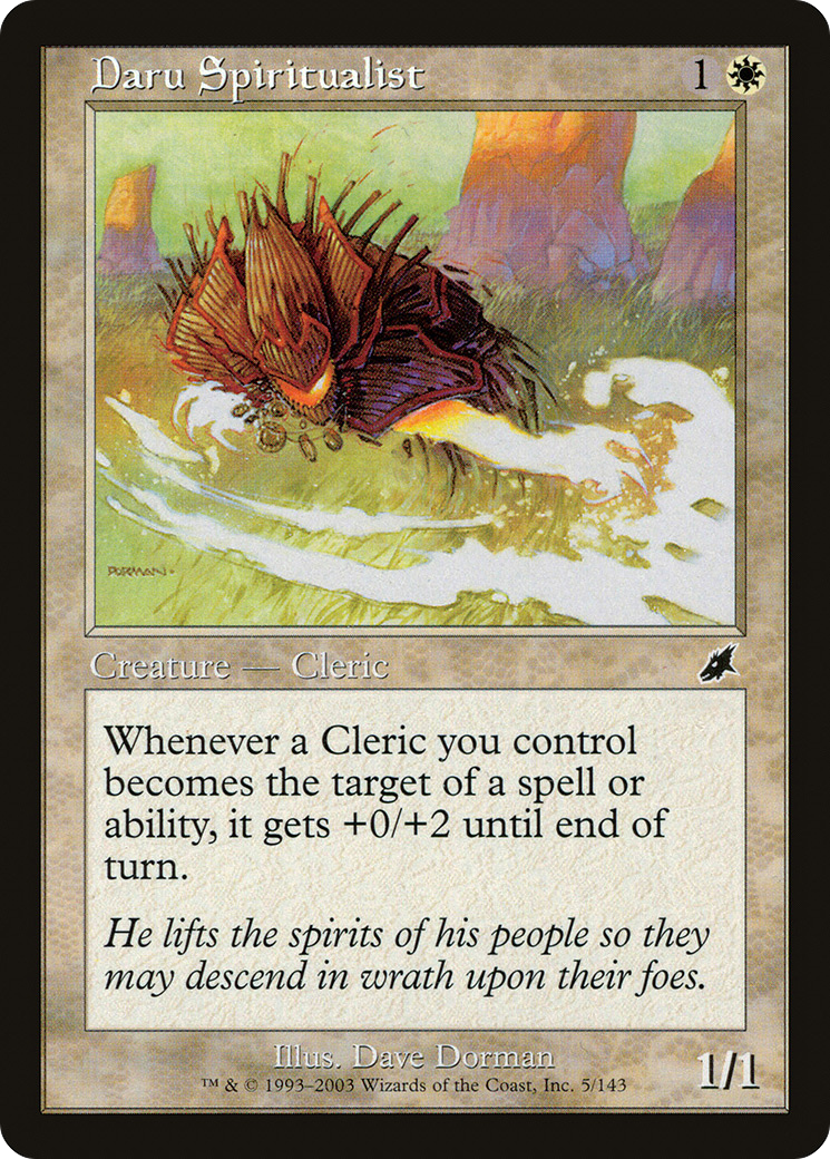 Daru Spiritualist [Scourge] Foil