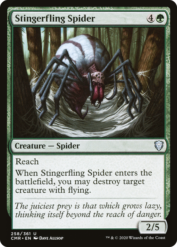 Stingerfling Spider [Commander Legends] Foil