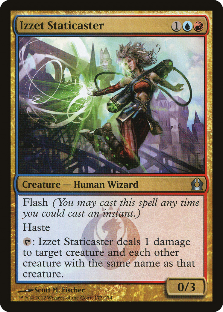 Izzet Staticaster [Return to Ravnica] Foil