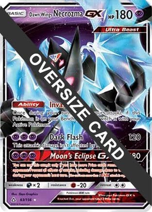Dawn Wings Necrozma GX - 63/156 (Ultra Prism)/156  - Holofoil Jumbo Cards - Promo