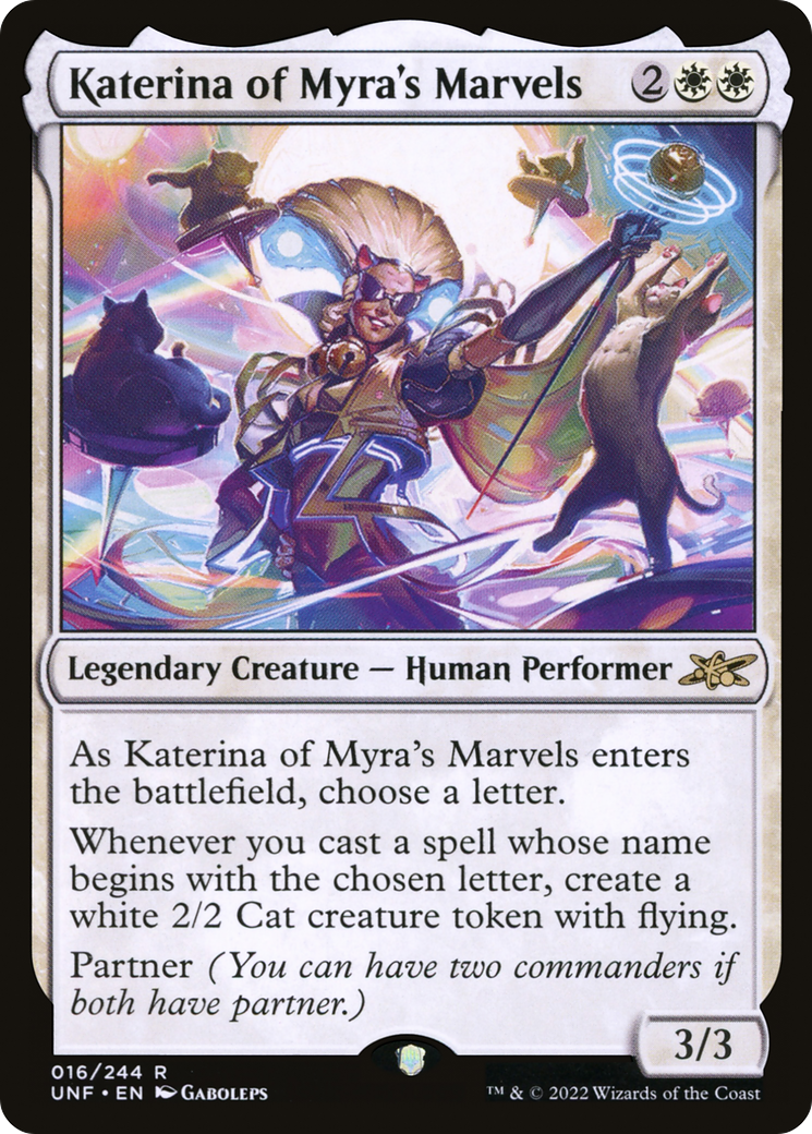 Katerina of Myra's Marvels [Unfinity] Foil