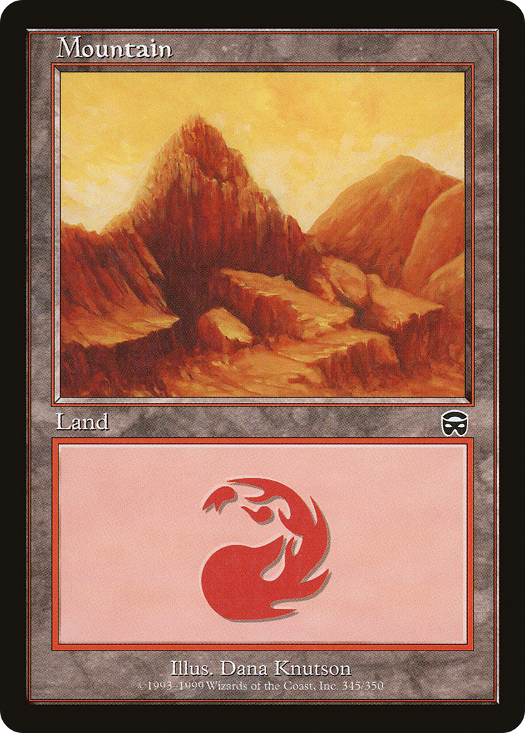 Mountain (345) [Mercadian Masques] Foil