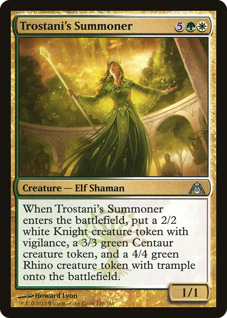 Trostani's Summoner [Dragon's Maze] Foil