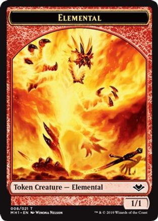 Elemental (008) // Myr Double-Sided Token |  (8 // 19 ) [Modern Horizons]