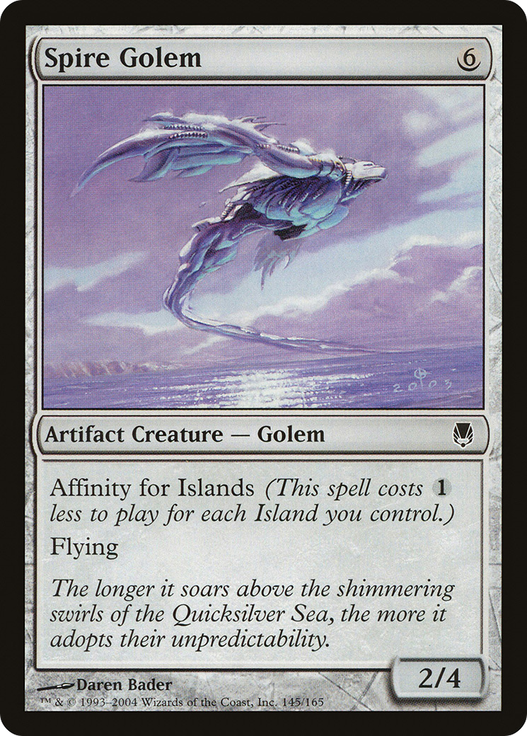 Spire Golem [Darksteel] Foil