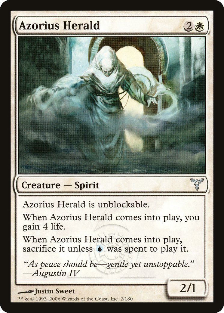 Azorius Herald [Dissension] Foil