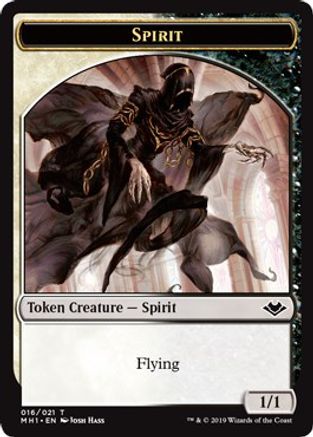 Spirit // Myr Double-Sided Token |  (16 // 19) [Modern Horizons]