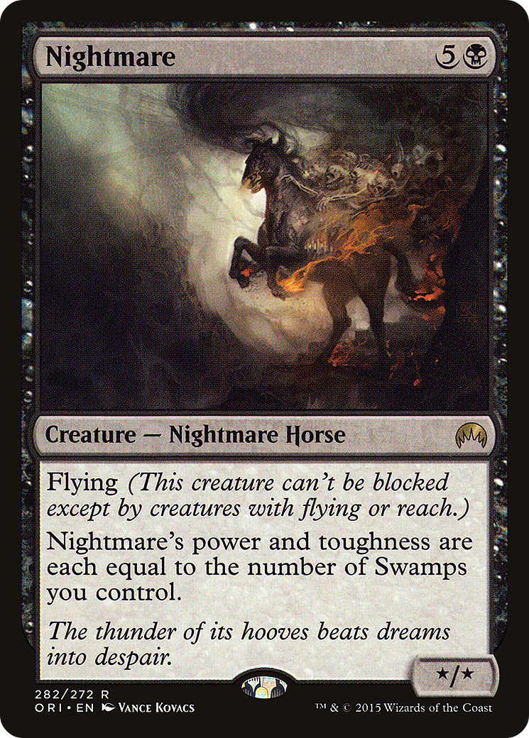 Nightmare (282) [Magic Origins]  Foil