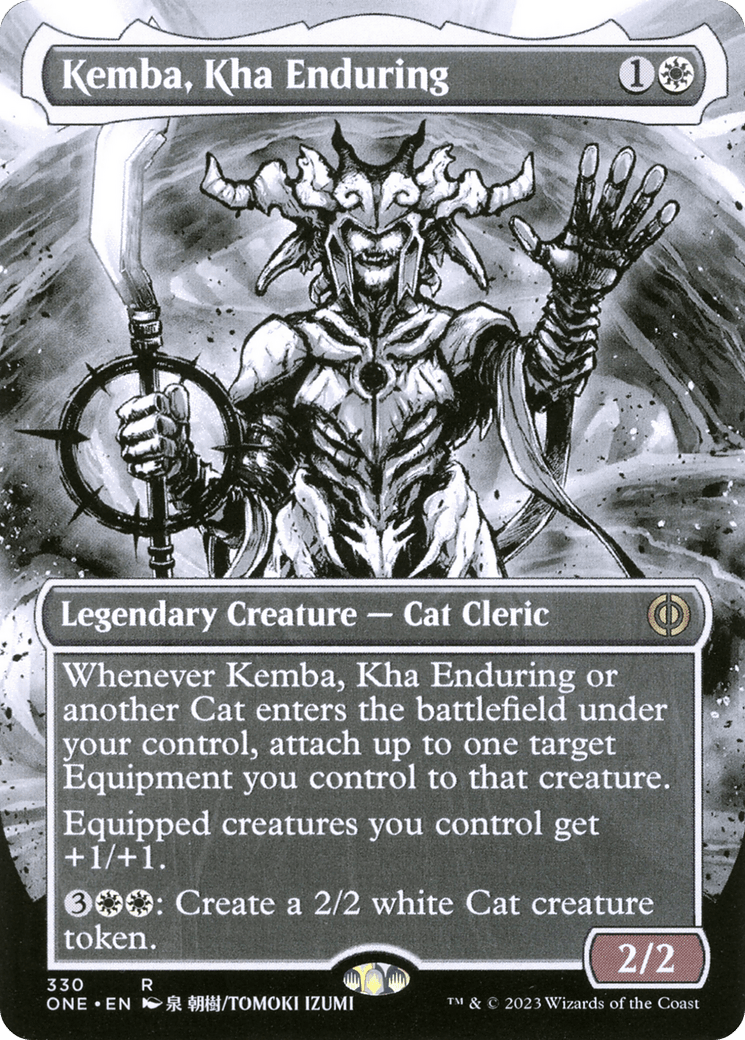 Kemba, Kha Enduring (Borderless Manga) [Phyrexia: All Will Be One] Foil