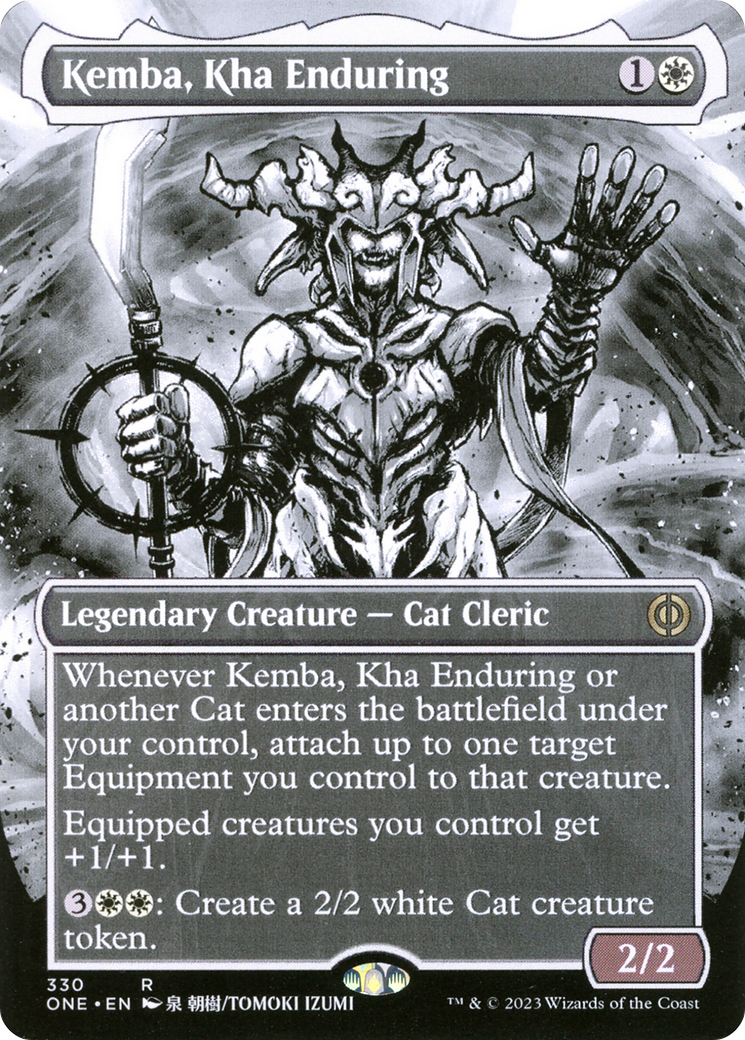 Kemba, Kha Enduring (Borderless Manga) [Phyrexia: All Will Be One] Foil