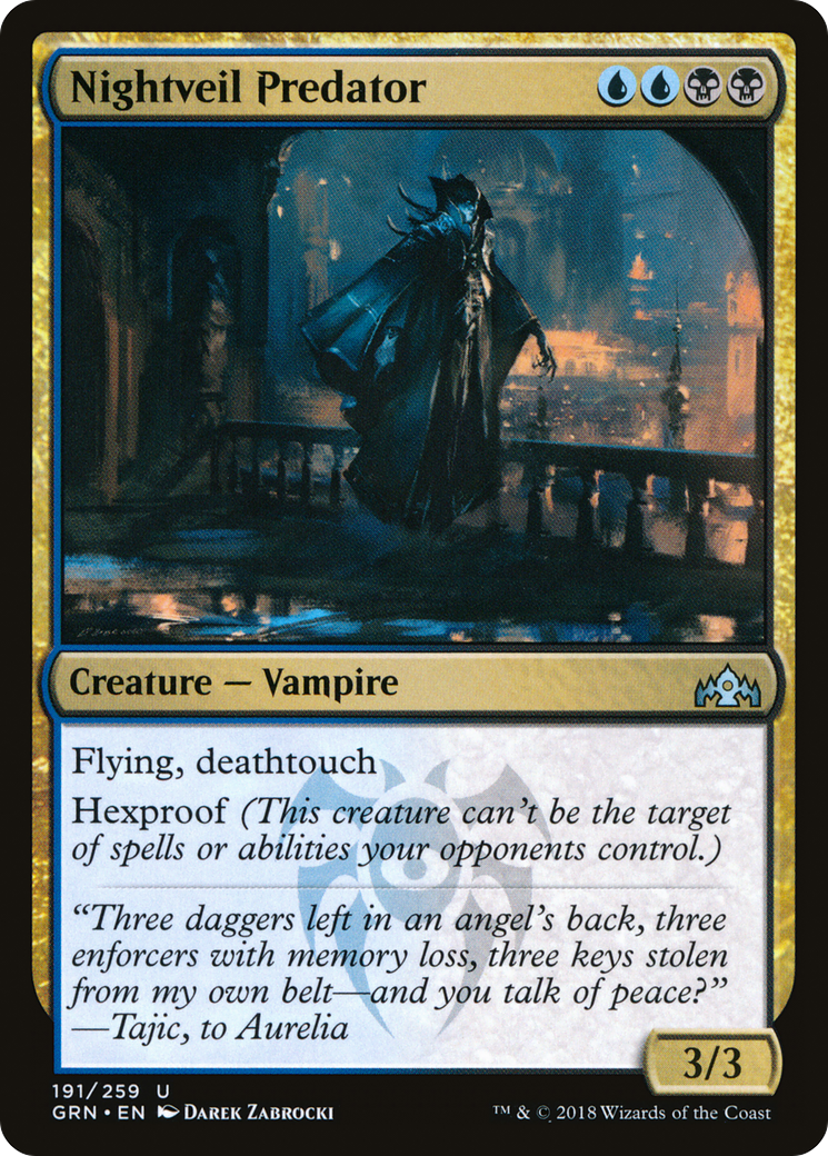 Nightveil Predator [Guilds of Ravnica] Foil