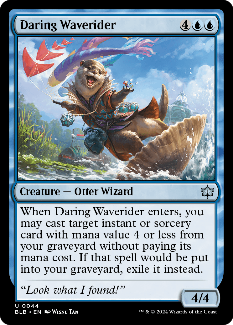 Daring Waverider [Bloomburrow] Foil