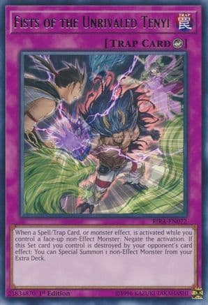 Fists of the Unrivaled Tenyi [RIRA-EN072] Rare