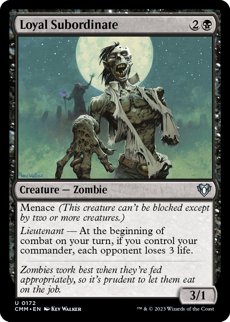 Loyal Subordinate [Commander Masters] Foil