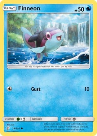 Finneon 039/236 - SM  Unified Minds Reverse Holofoil