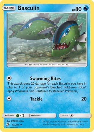 Basculin 43/236 - SM  Unified Minds Reverse Holofoil