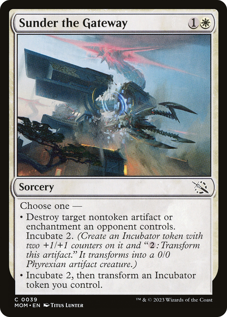 Sunder the Gateway [March of the Machine] Foil