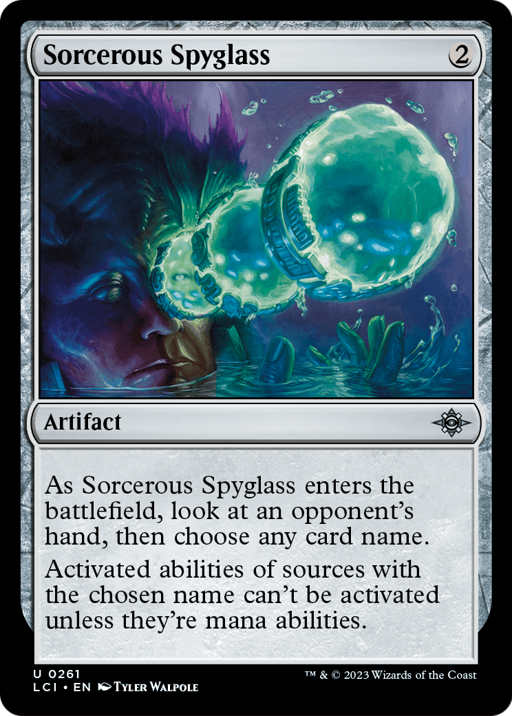 Sorcerous Spyglass [The Lost Caverns of Ixalan] Foil