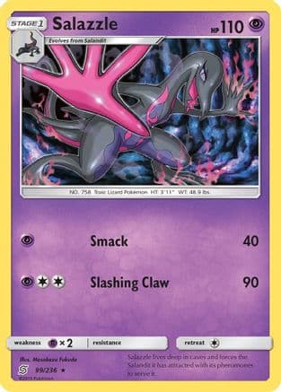 Salazzle 99/236 - SM  Unified Minds Reverse Holofoil