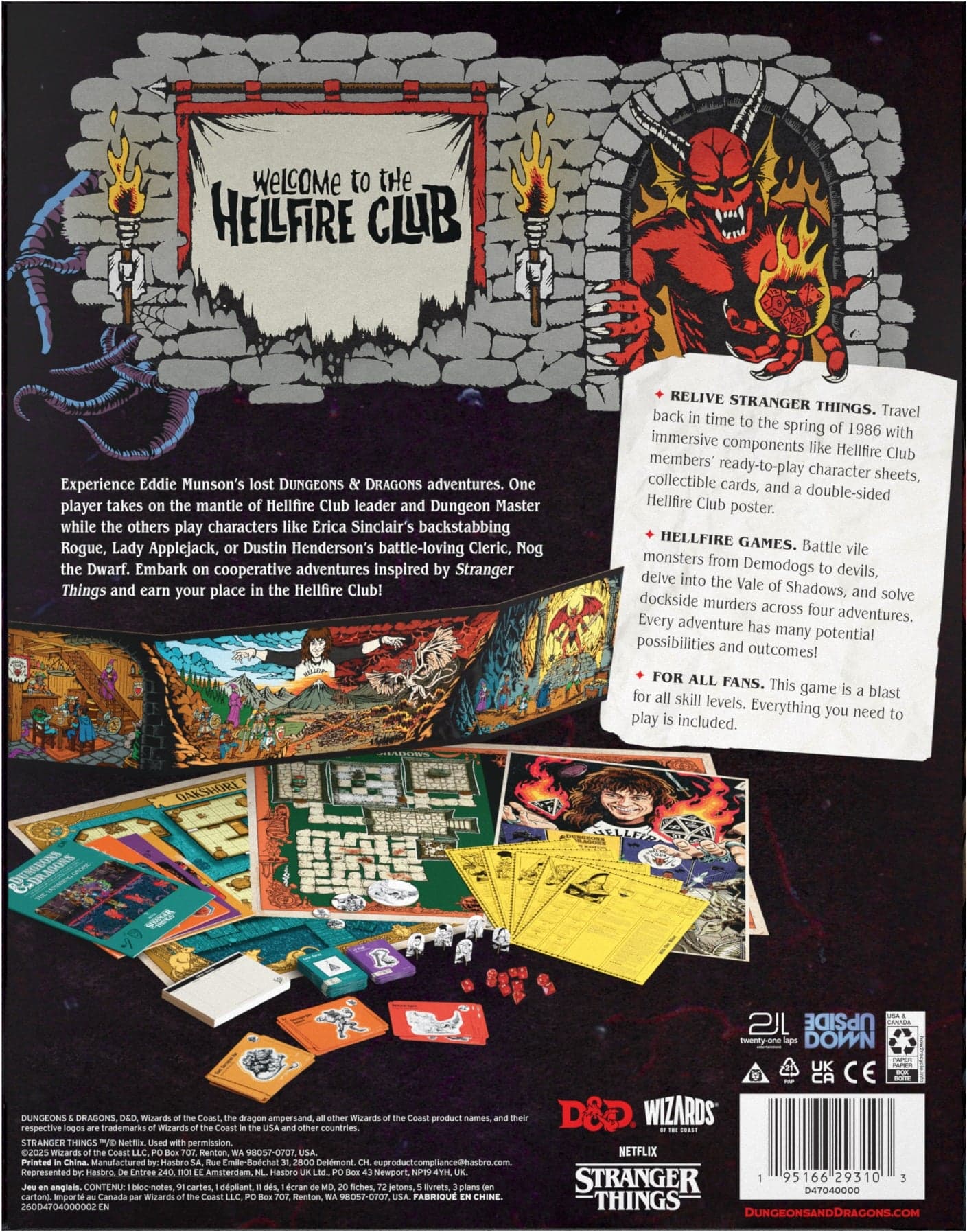 Dungeons & Dragons x Stranger Things | Starter Set: Welcome to the Hellfire Club