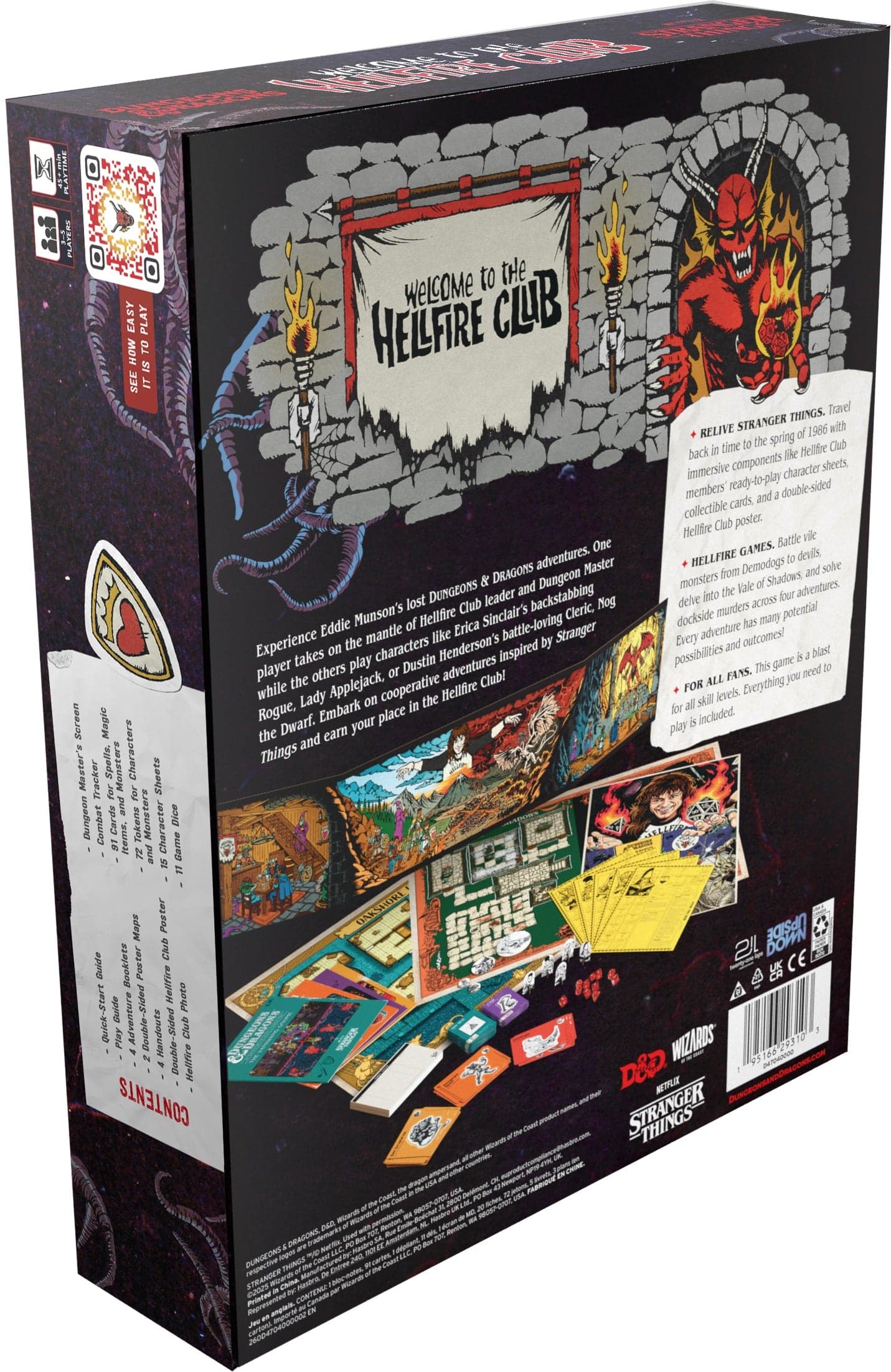 Dungeons & Dragons x Stranger Things | Starter Set: Welcome to the Hellfire Club